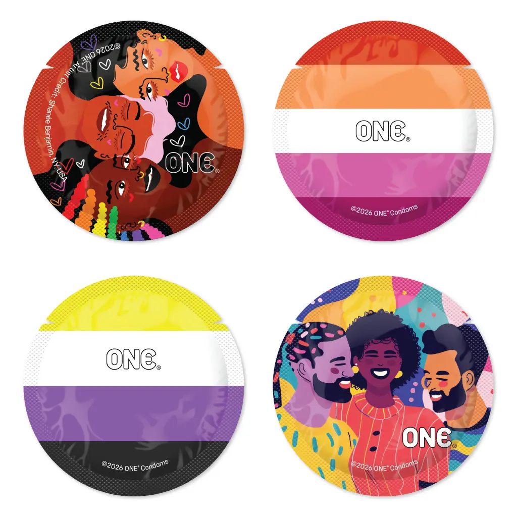 ONE® Condoms Super Sensitive - Unity Collection - Wrappers 1.webp