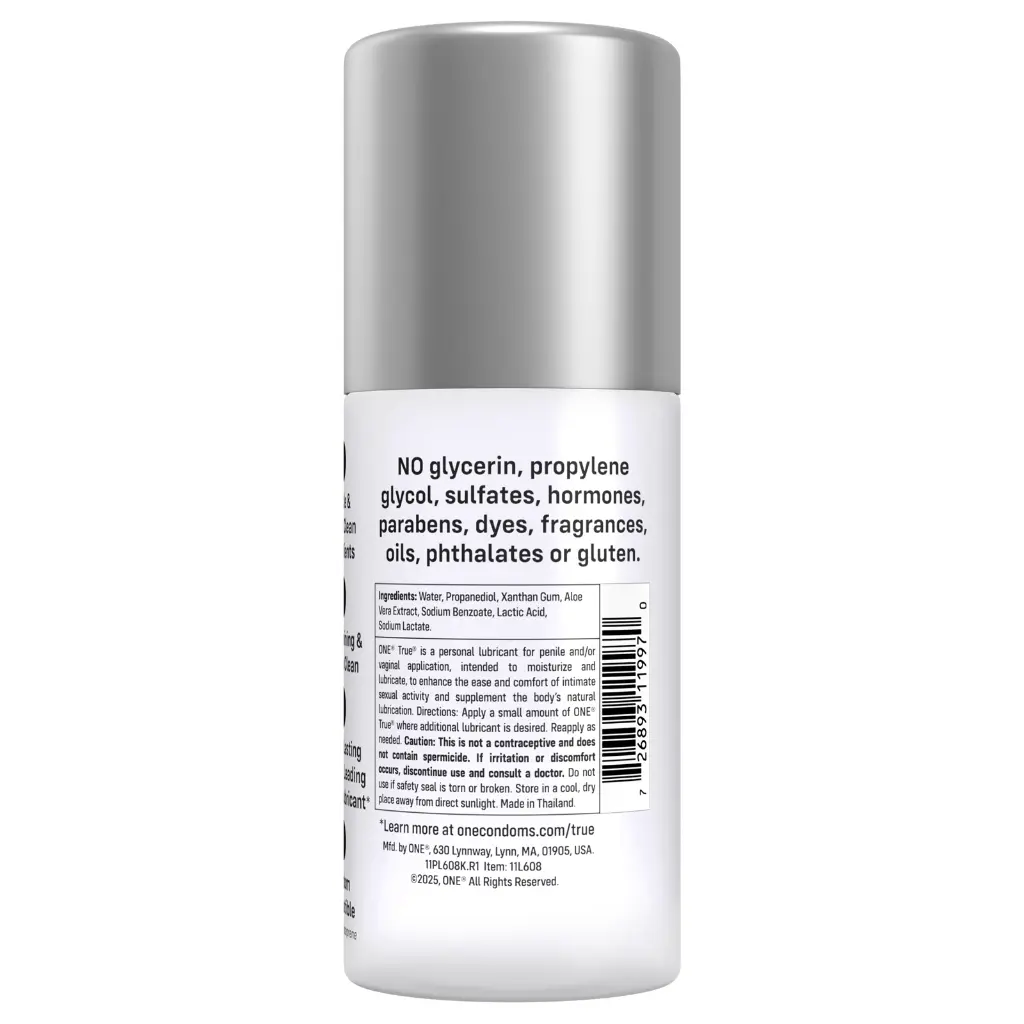 3 - ONE® True® 8oz USA Aloe Lubricant - ingredients.webp