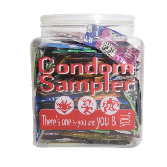 Assorted Bulk Condom Sampler, Bowl of 144