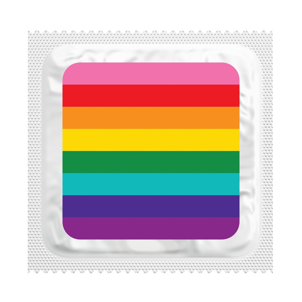 Original Pride Flag Condoms, Bag of 50