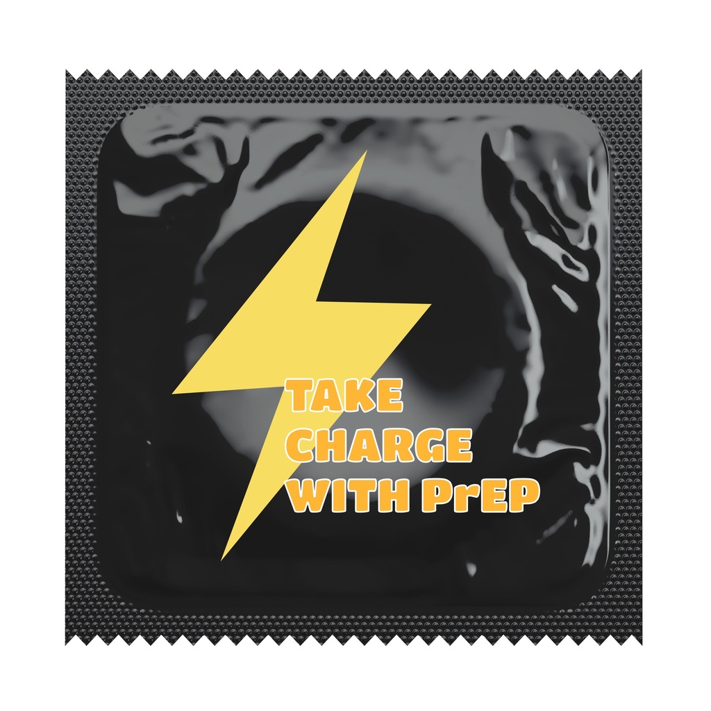 Take Charge with PrEP HIV Awareness Condoms, Bag of 50