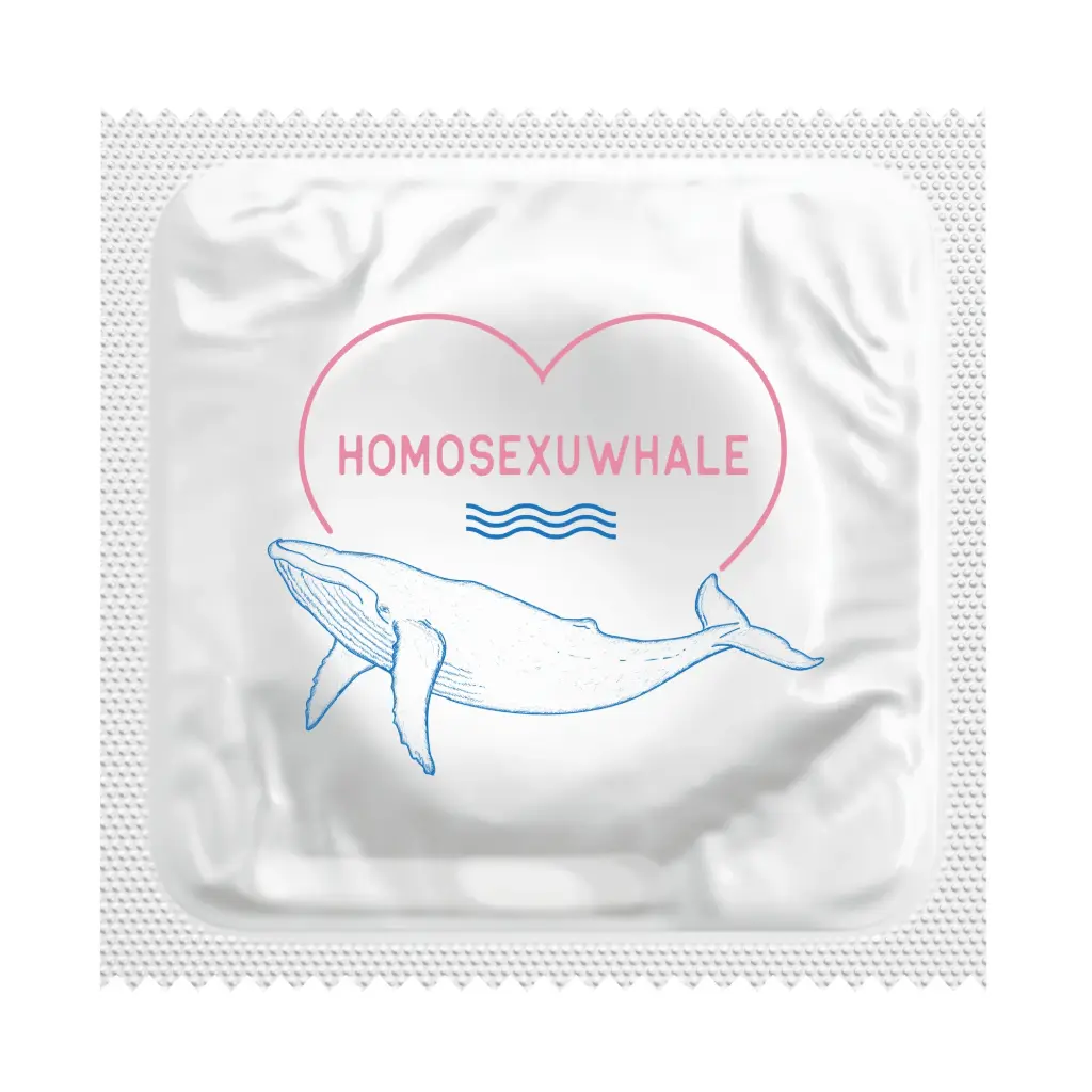 Homosexuwhale Pride Condoms, Bag of 50