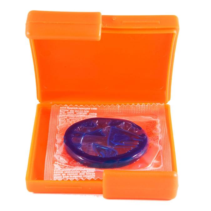 Orange Contour Condom Compacts, Bag of 10