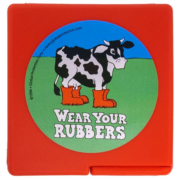 Wear Your Rubbers Condom Compacts, Bag of 10