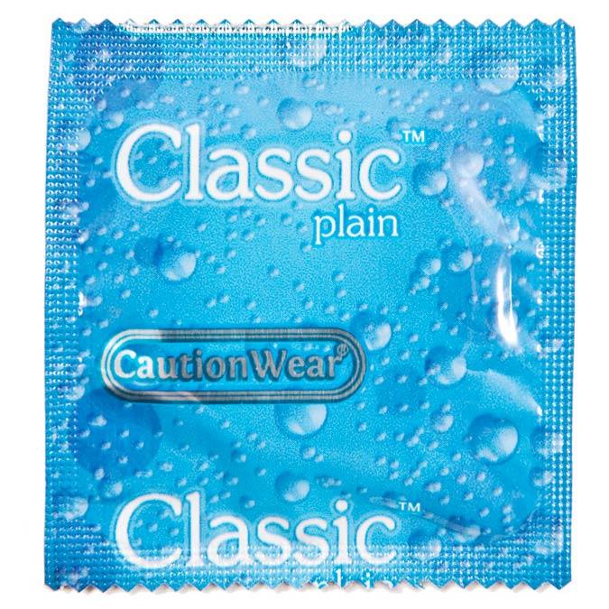 Caution Wear Classic Plain Condoms Case of 1000
