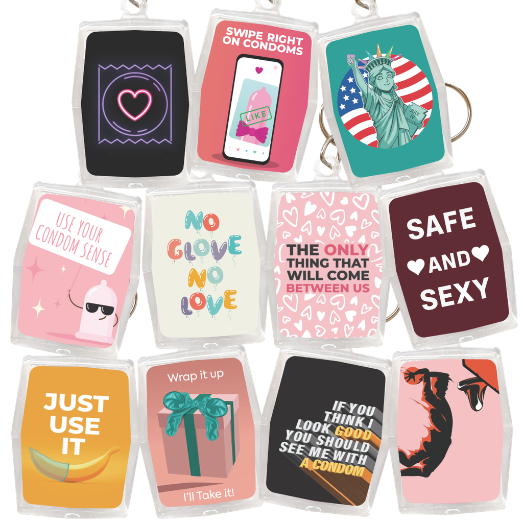 Condom Promotion Condom Keypers, bag of 48