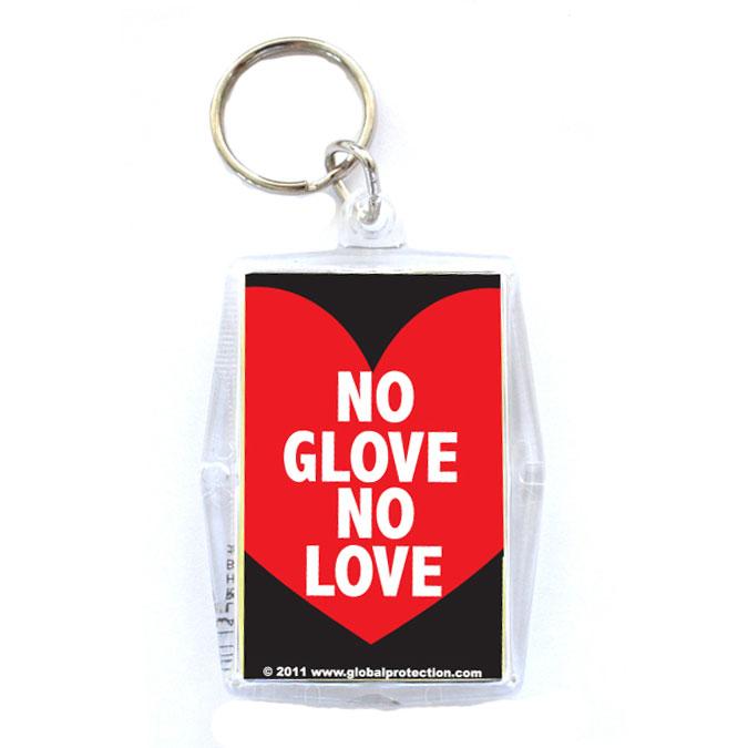 No Glove No Love Condom Keypers, Bag of 10