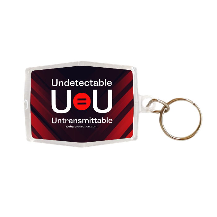 Undetectable = Untransmittable Condom Keypers, Bag of 10