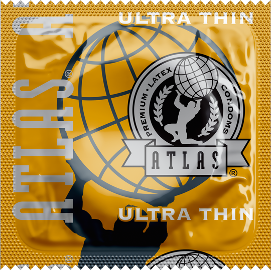 Atlas® Ultra Thin Condoms, Case of 1,000