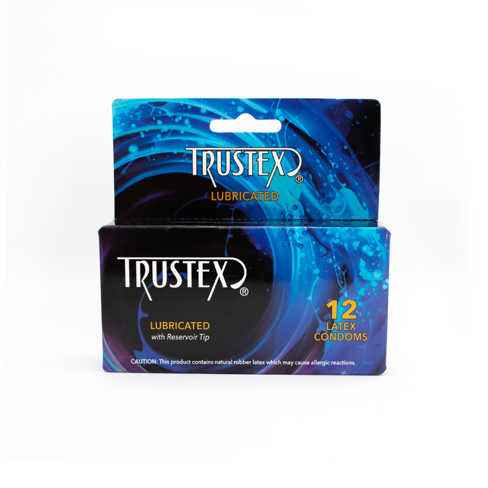 Trustex Condoms Lubricated 12-Pack, case of 48
