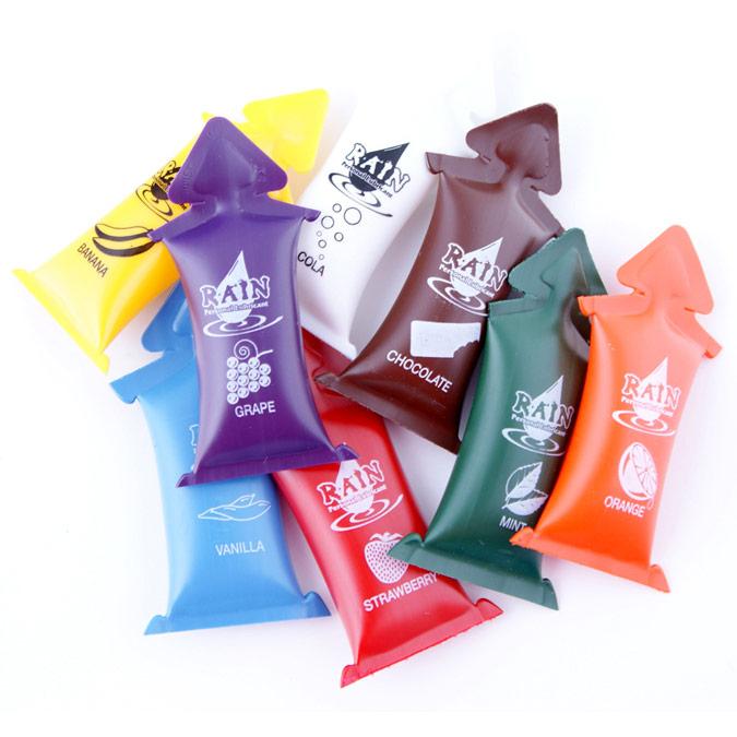 Rain® FunTastic Flavors Lubricant 7.5ml Pillows, Case of 1,000