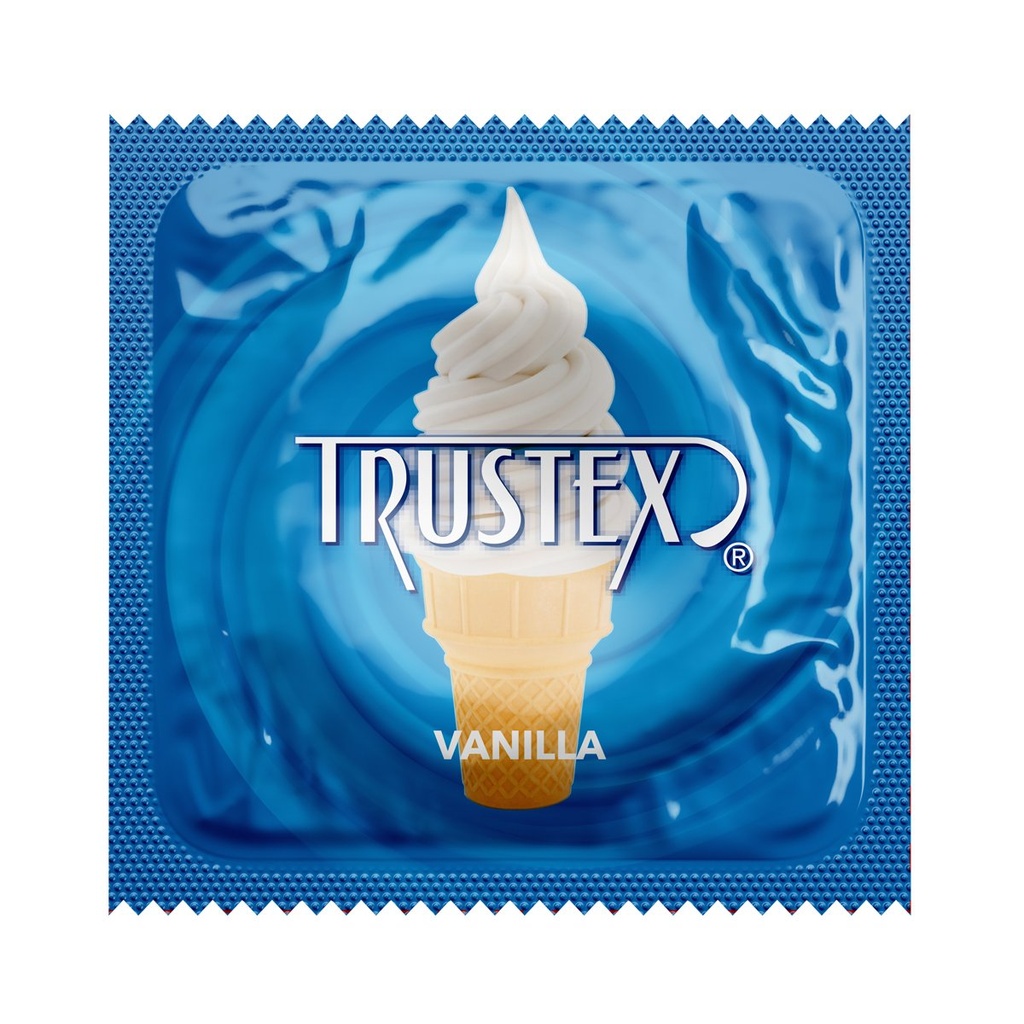 Trustex® Vanilla Flavored Condoms, Case of 1,000