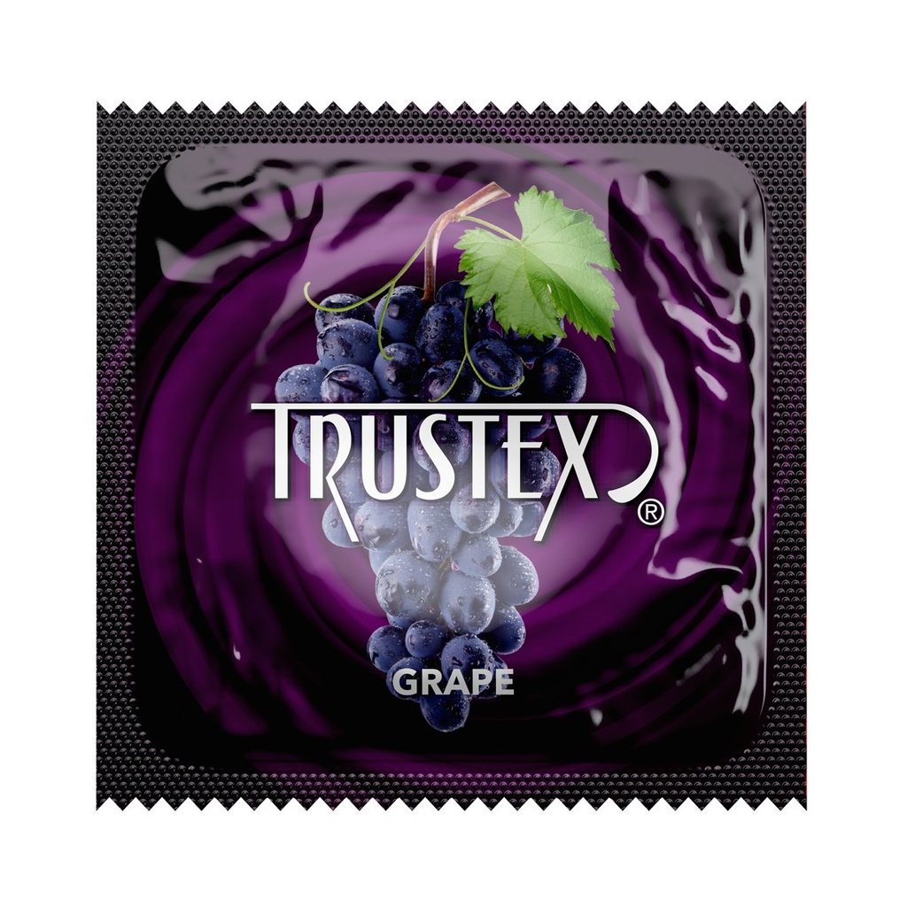 Trustex® Grape Flavored Condoms, Case of 1,000