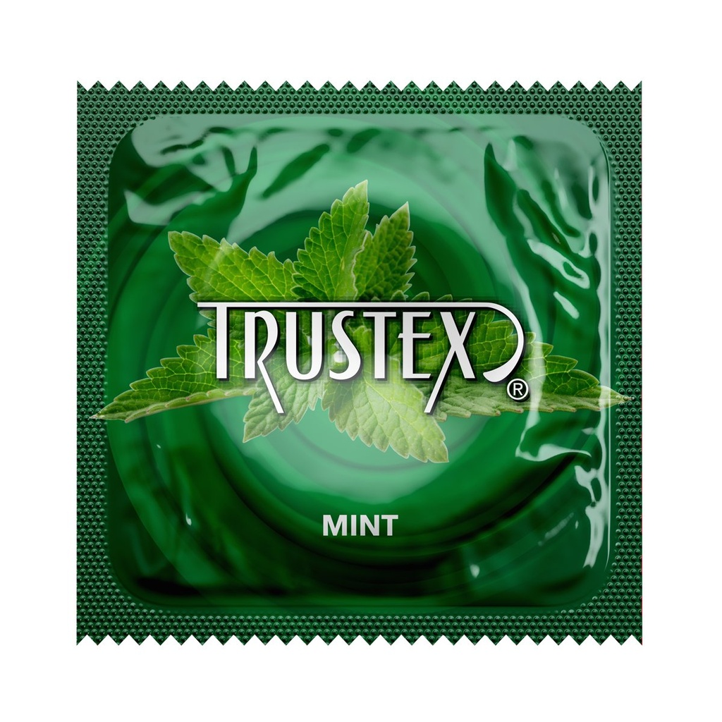 Trustex® Mint Flavored Condoms, Case of 1,000