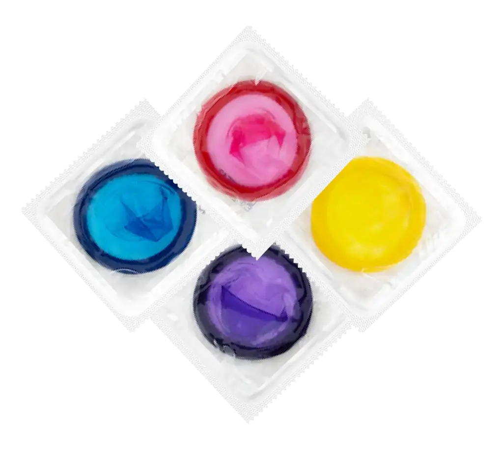 Global Colors Assorted Condoms, Case of 1,000