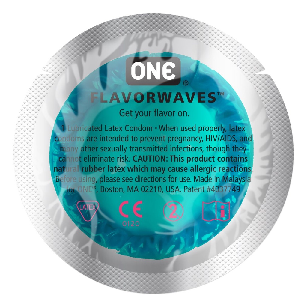 ONE® Condoms FlavorWaves™, Case of 1002