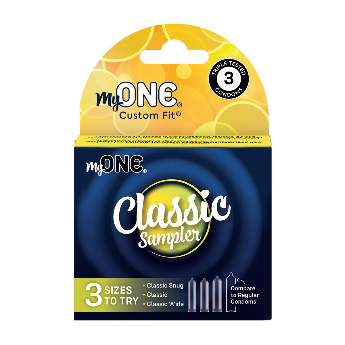 MyONE® Classic Condoms Sampler, Case of 144