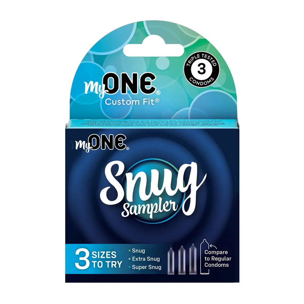 MyONE® Snug Condoms Sampler, Case of 144