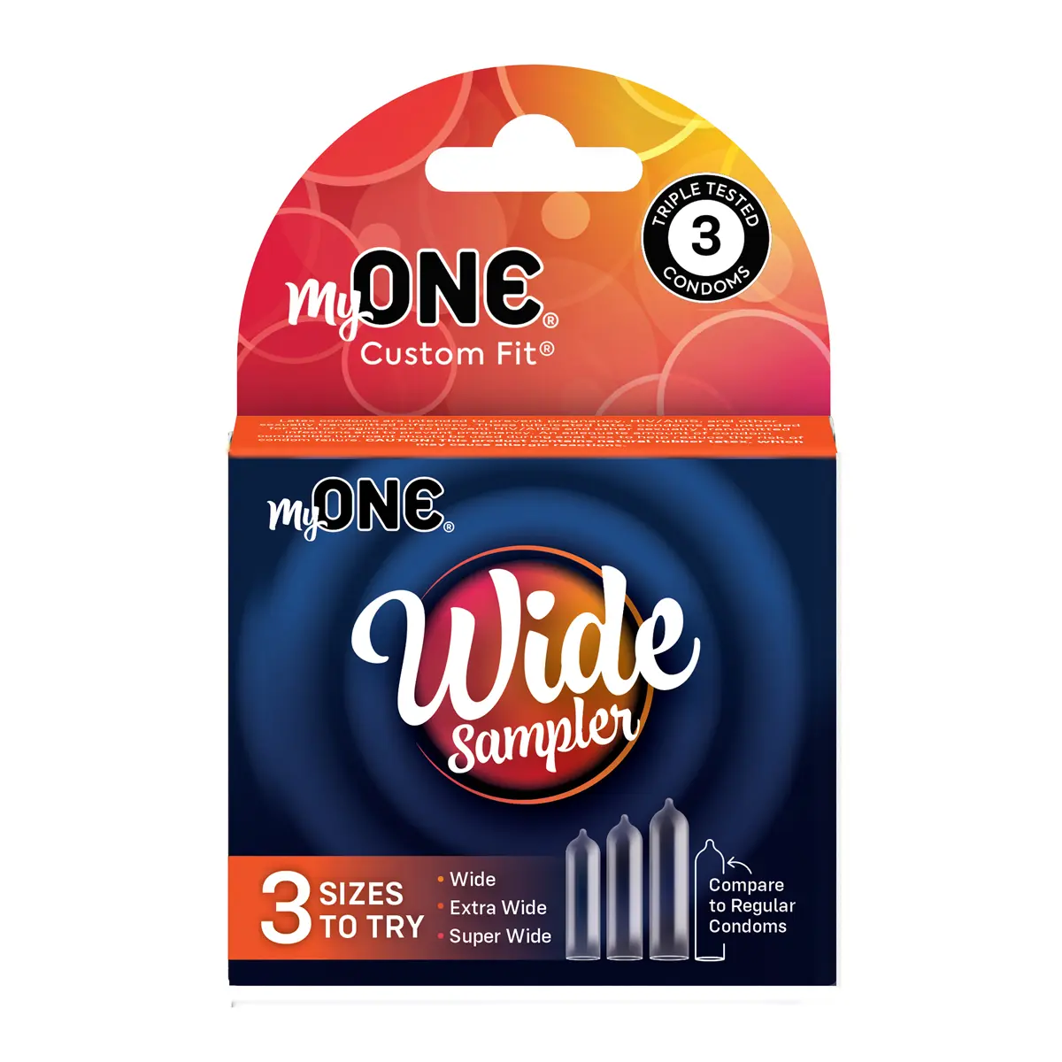 MyONE® Wide Condoms Sampler, Case of 144