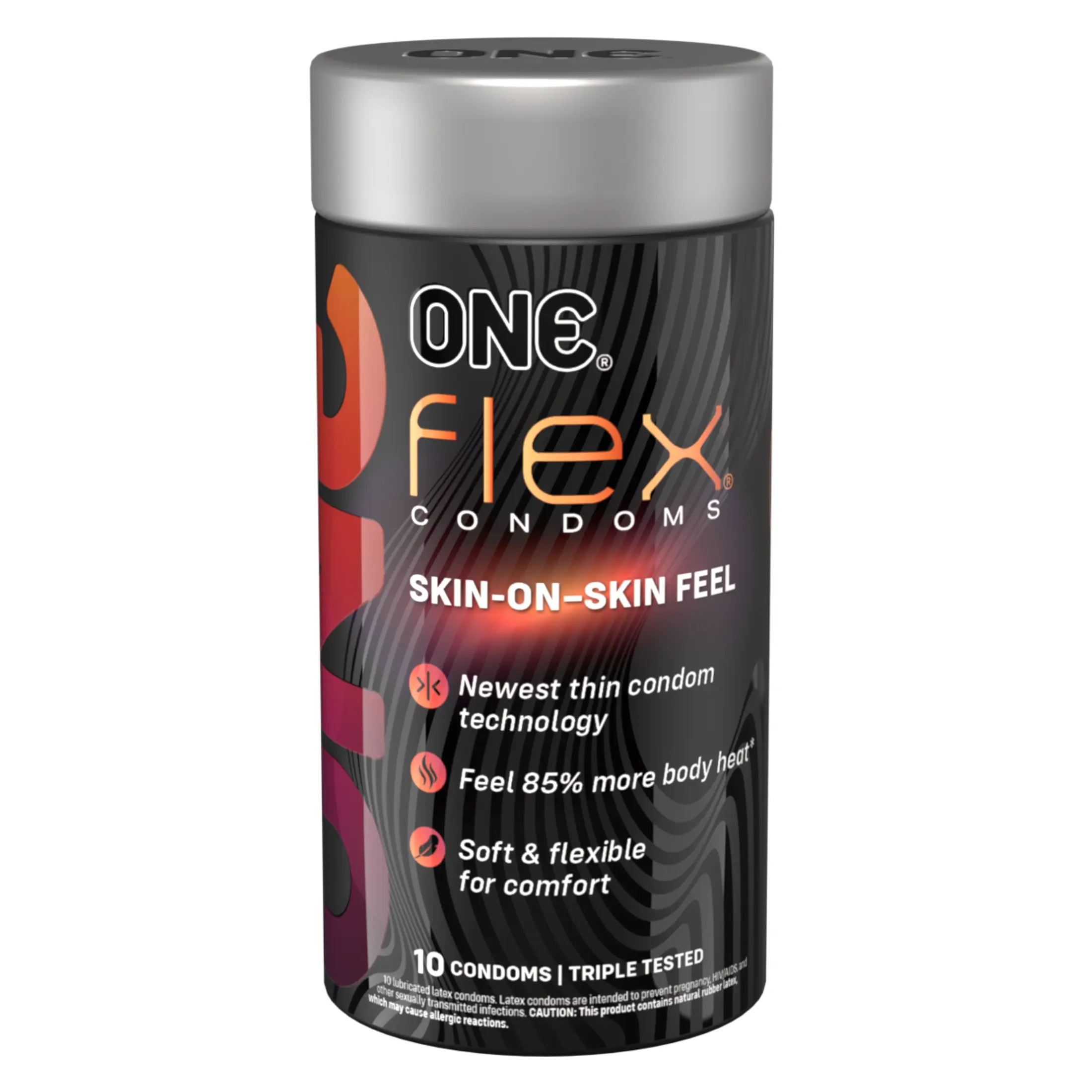 ONE® Flex® Graphene Condoms 10-Pack, Case of 72