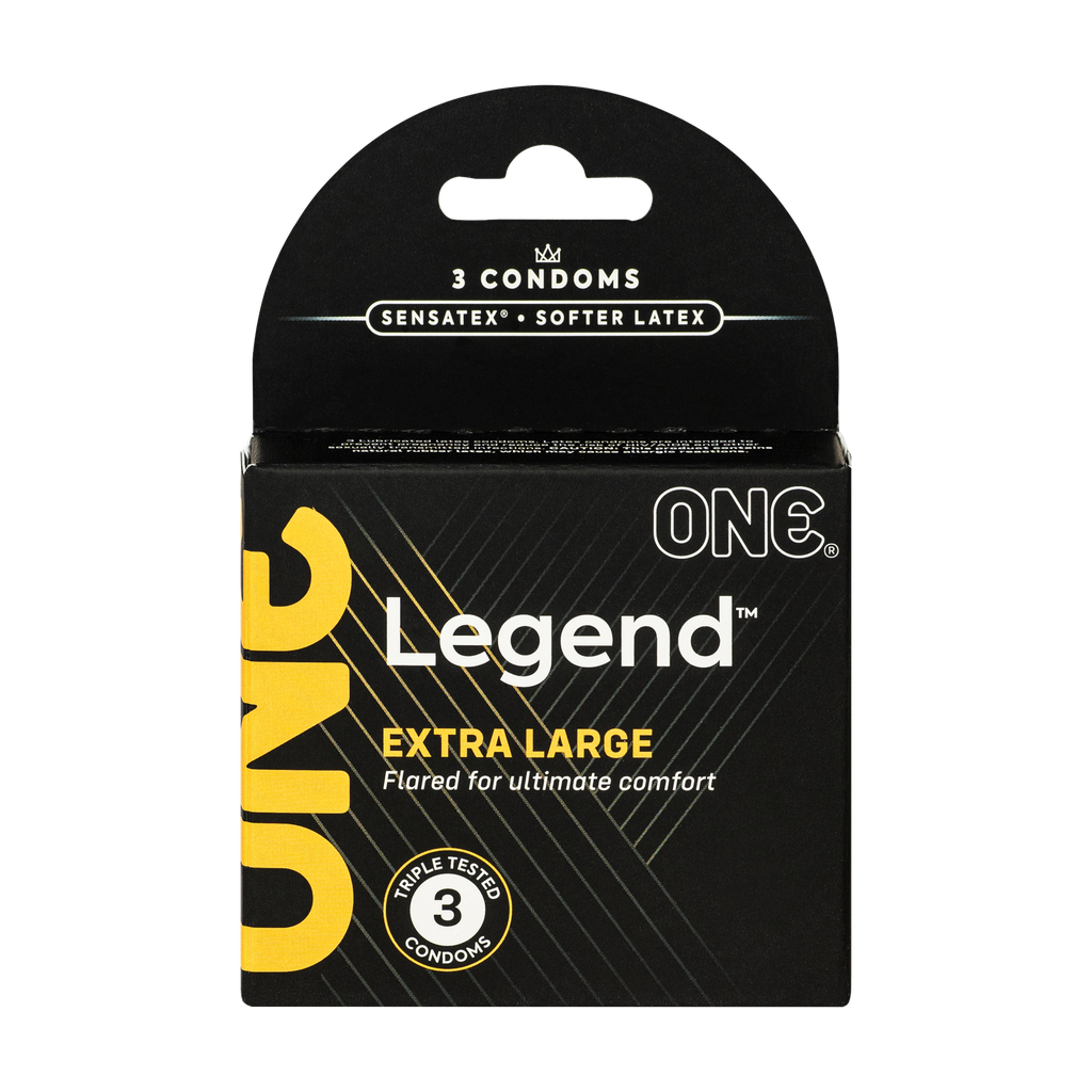 ONE® Legend™ Condoms 3-Pack, Case of 36