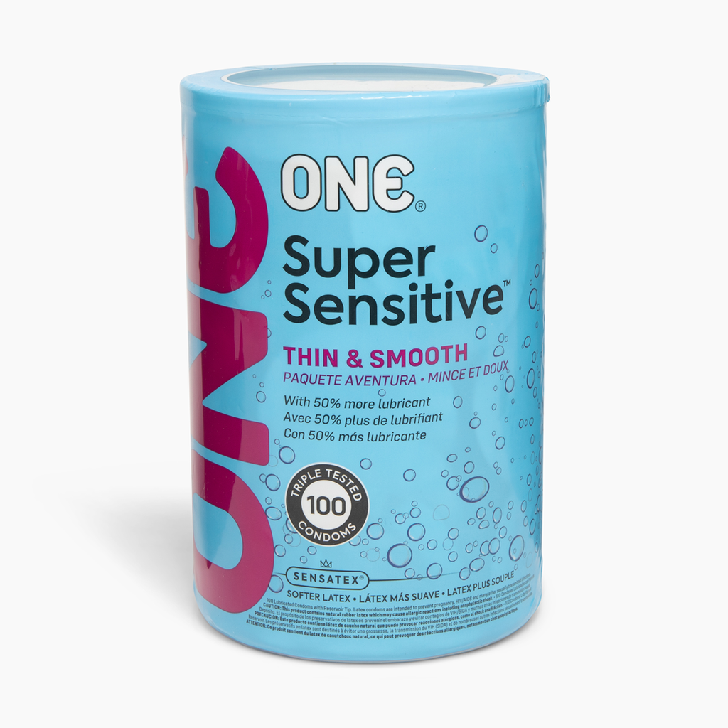 ONE® Super Sensitive™ Contest Collection Condoms, Bowl of 100