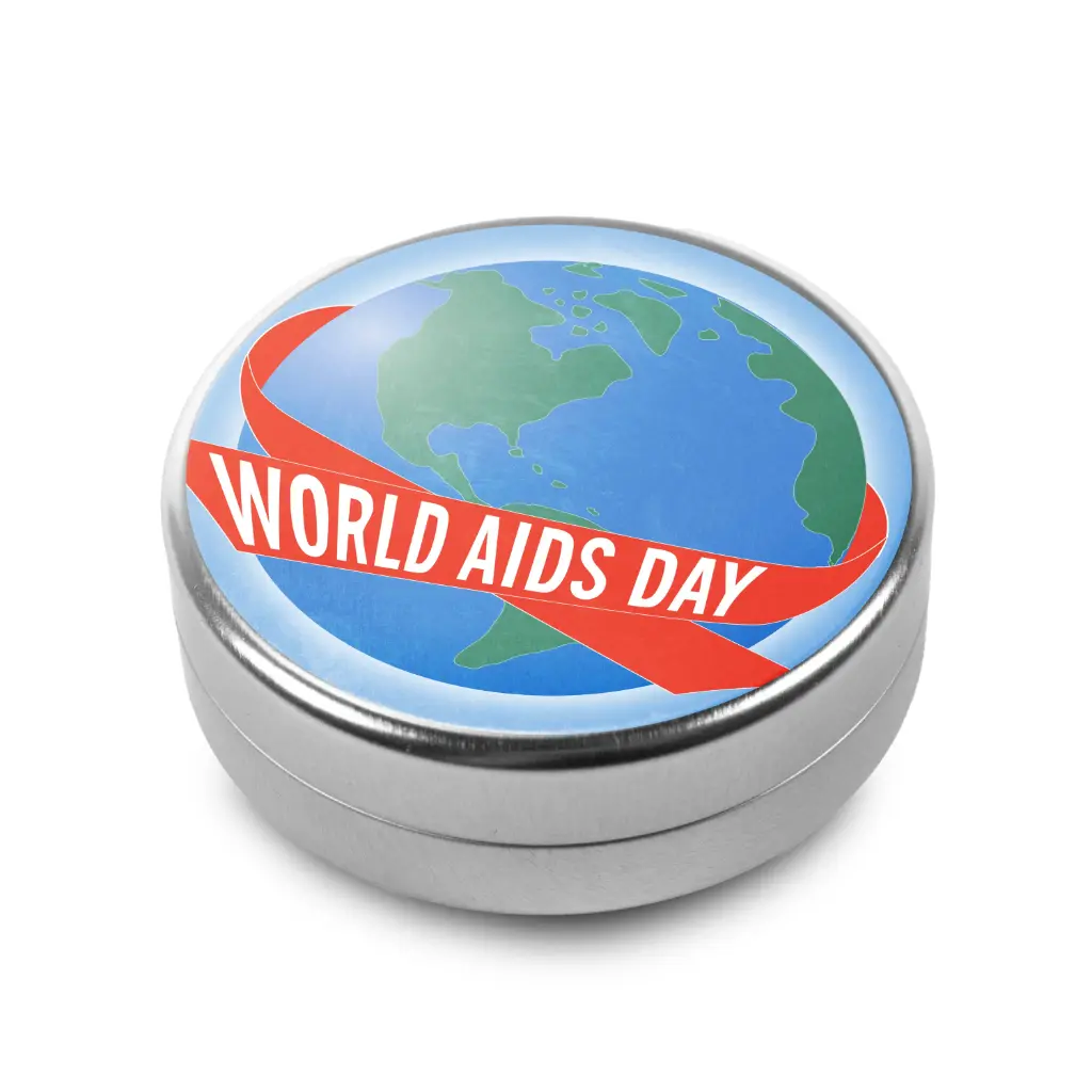 World AIDS Day Condom Tins, Bag of 10