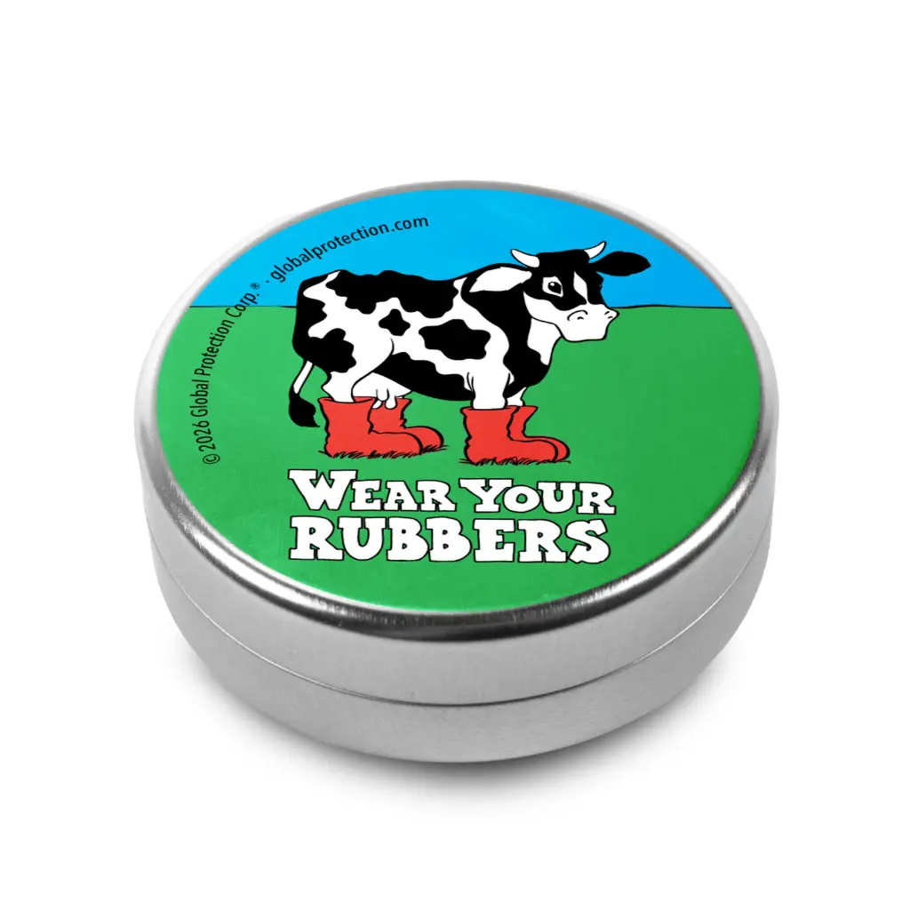 Wear Your Rubbers Condom Tins, Bag of 10