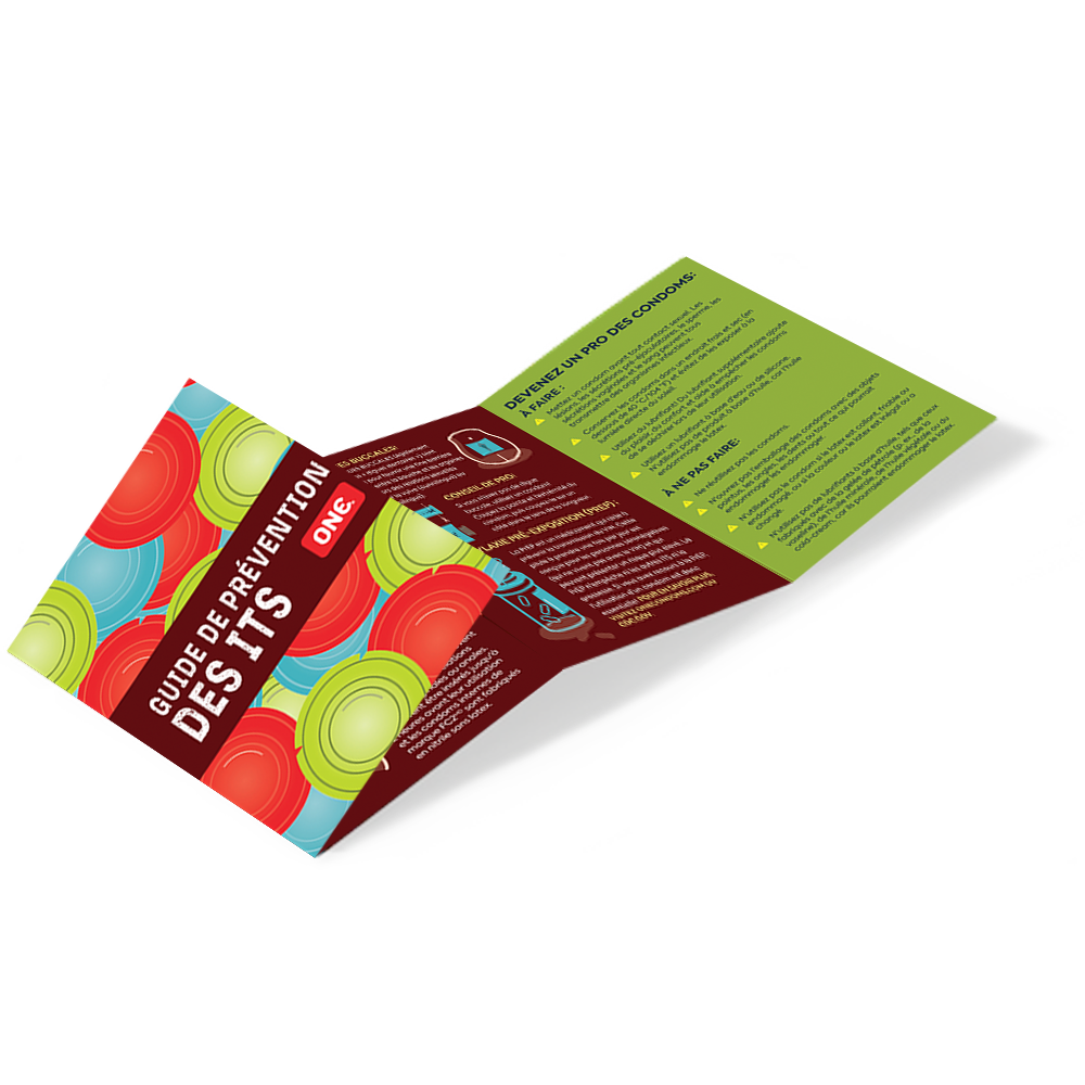 STI Prevention Guide Pamphlet (French), Pack of 100