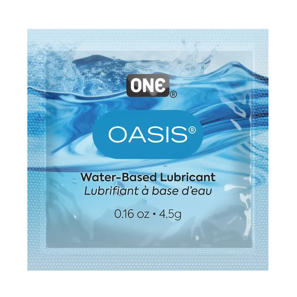 ONE® Oasis® Lubricant 4.5g Sachets, Case of 1,000