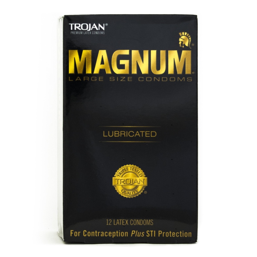 Trojan® Magnum Condoms 12-Pack, Bundle of 4