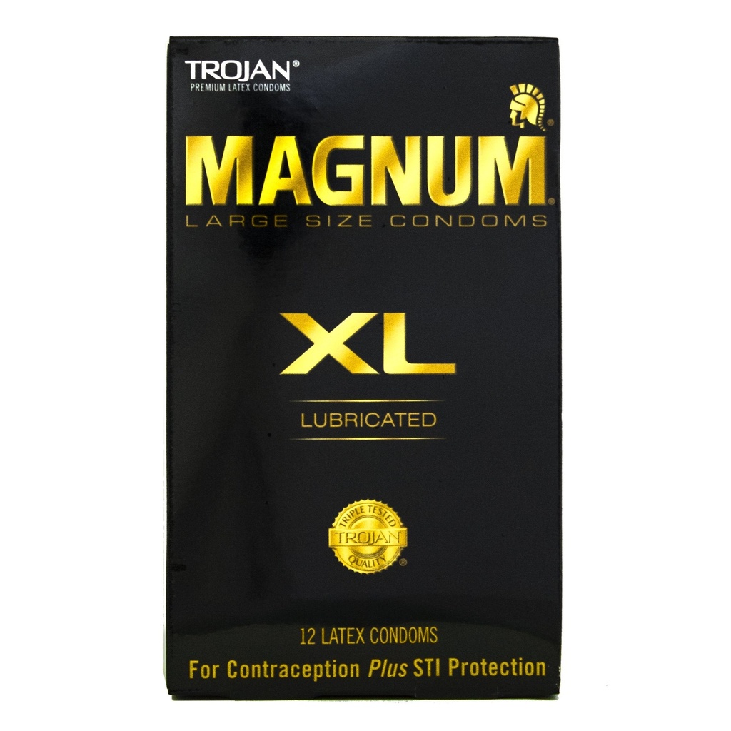 Trojan® Magnum XL Condoms 12-Pack, Bundle of 4
