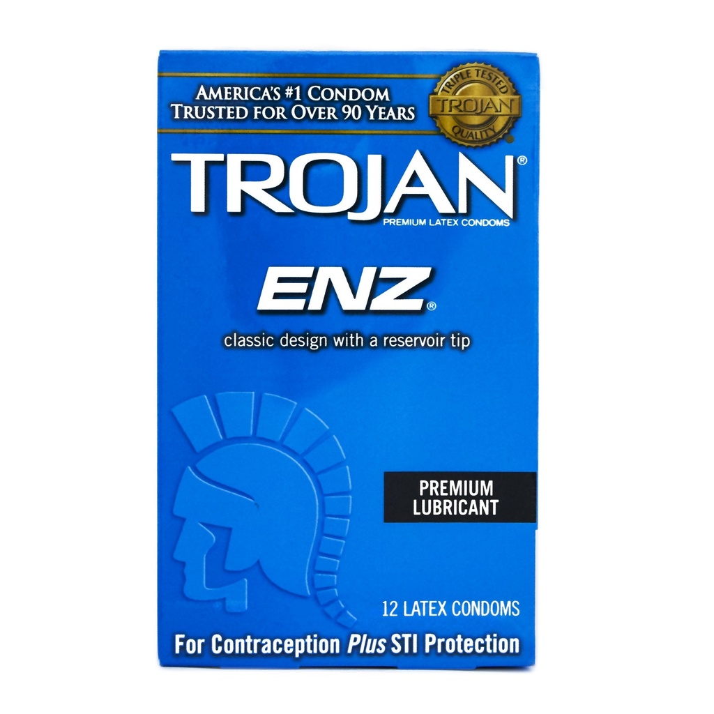 Trojan® ENZ Condoms 12-Pack, Bundle of 4
