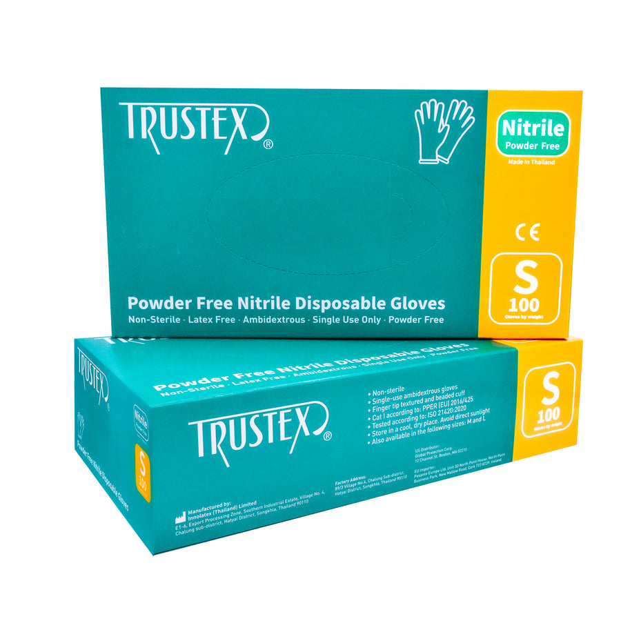 Trustex® General Purpose Gloves Small, Latex-Free & Powder-Free, Case of 1,000