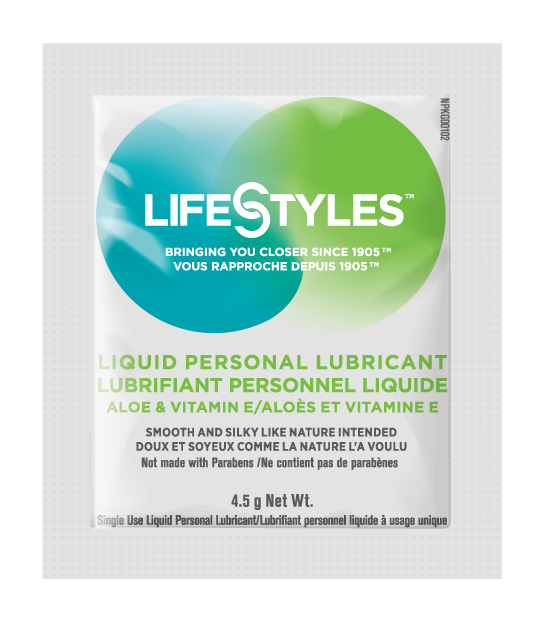 Lifestyles® Lubricant 4.5g Foil Packs, Case of 1,000