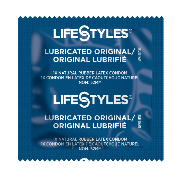 LifeStyles® Lubricated Original Condoms, Case of 1,008