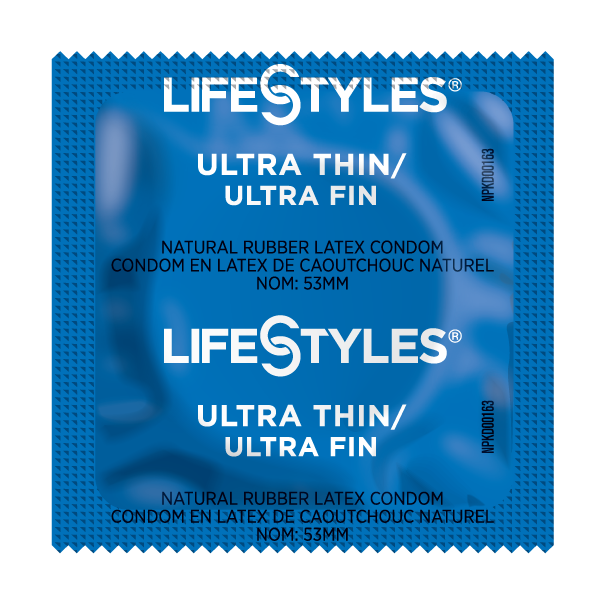 LifeStyles® Ultra Thin Condoms, Case of 1,008