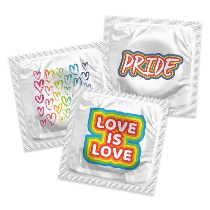 Festive Pride Condoms, bag of 50