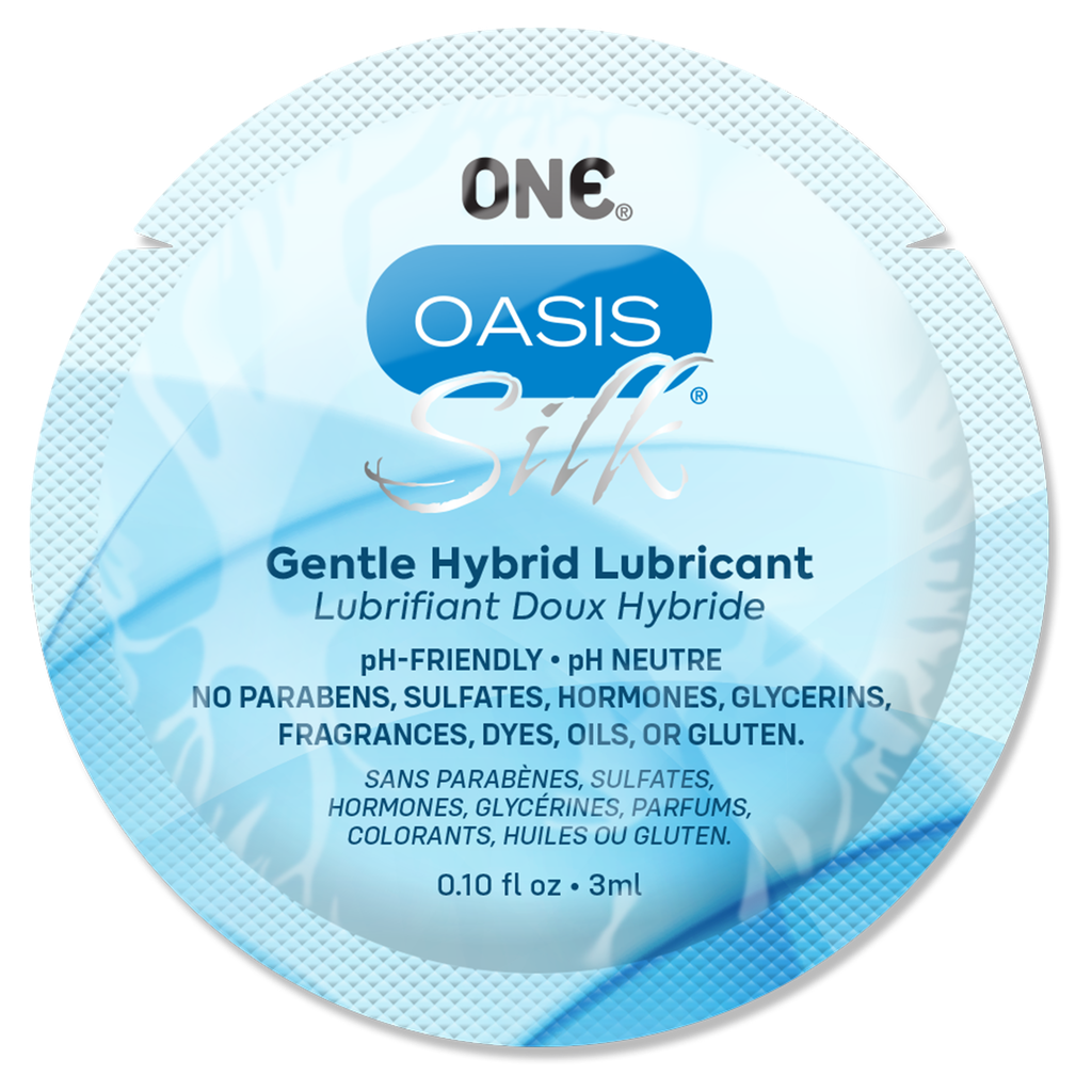 ONE® Oasis Silk® Lubricant 3ml Sachets, Case of 500