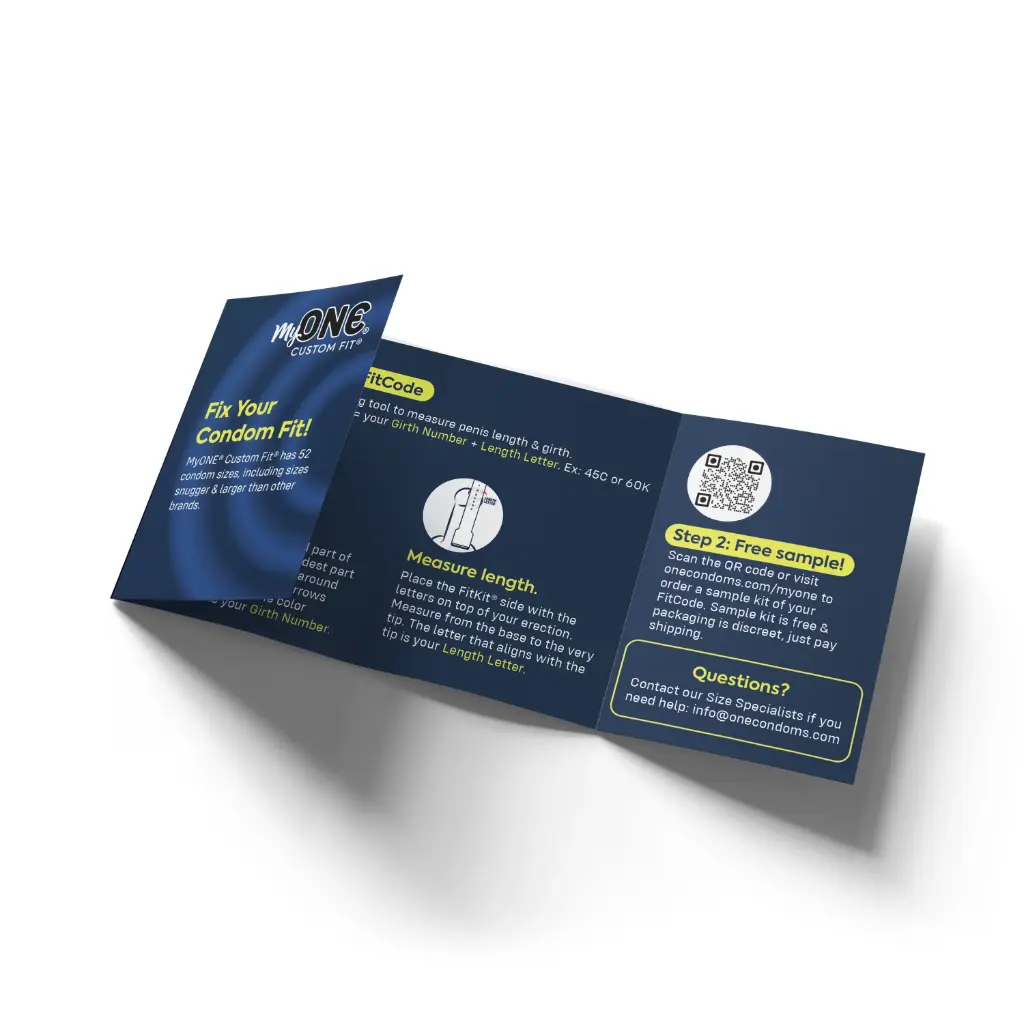 Condom Fit Education Pamphlet, Pack of 100