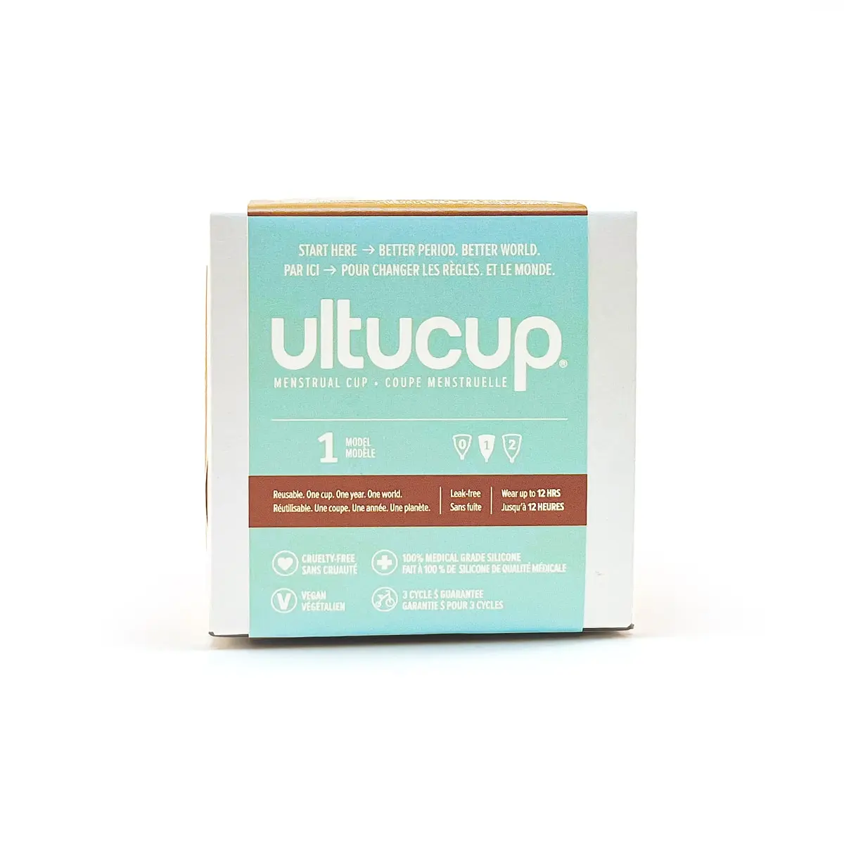 UltuCup® Menstrual Cup (Model 1) Box, Case of 125