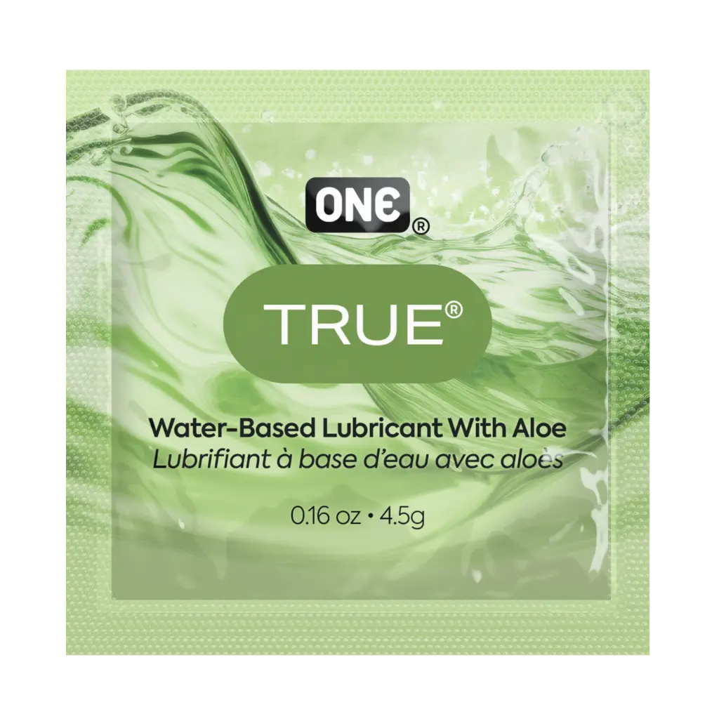 ONE® True® Lubricant 4.5g Sachets, Case of 500