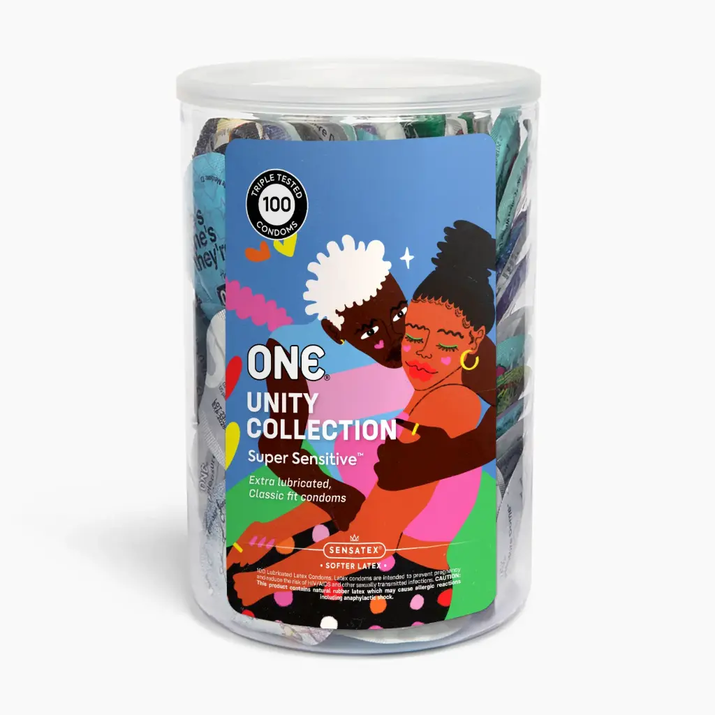 ONE® Super Sensitive™ Unity Collection Condoms, Bowl of 100