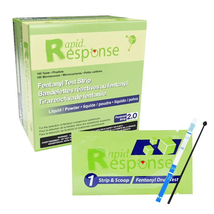 Rapid Response™ Fentanyl Test Strips, Pack of 100