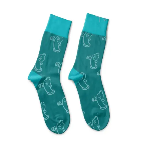 [GCA02U] Jimmy Socks, Blue