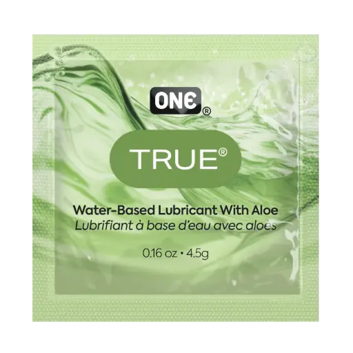 [11L602C] ONE® True® Lubricant 4.5g Sachets, Case of 500