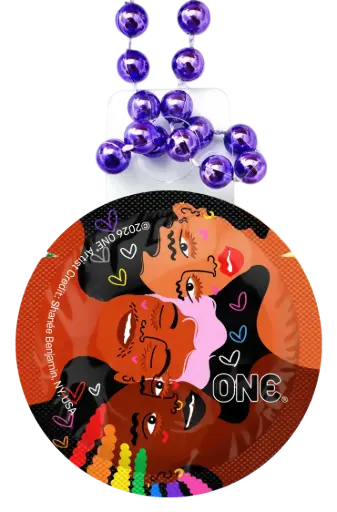 [11CTB03U] ONE® Unity Collection Condom Throw Beads, Box of 36