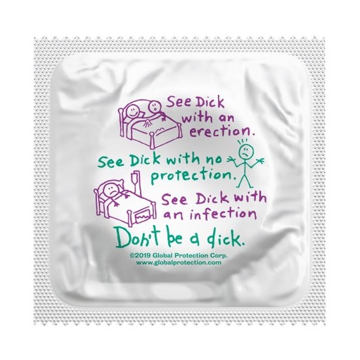 [BKU10] See Dick (Infection) Condoms, Bag of 50