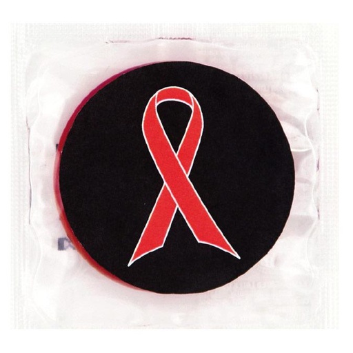 [BKU5] Red Ribbon Condoms, Bag of 50