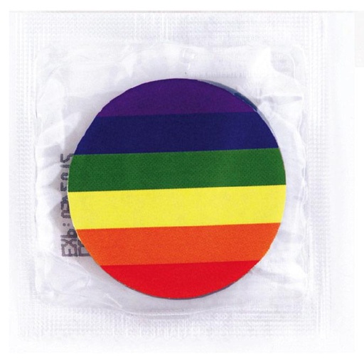 [BKU8] Pride Flag Condoms, Bag of 50